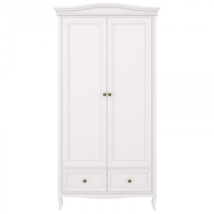 Шкаф 2 двери М802W White