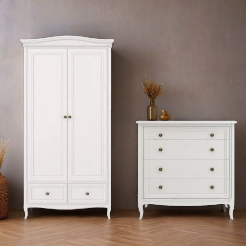 Шкаф 2 двери М802W White