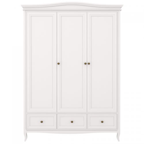 Шкаф 3 двери М803W White