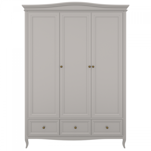 Шкаф 3 двери М803G Grey