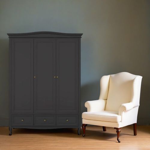 Шкаф 3 двери М803BL Black