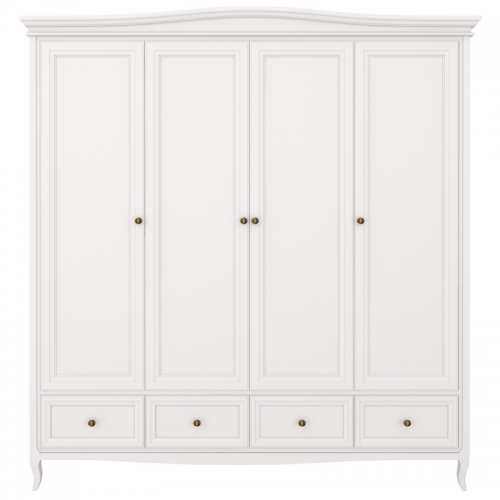 Шкаф 4 двери М804W White