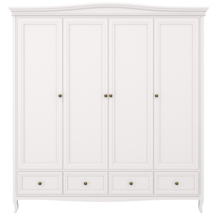 Шкаф 4 двери М804W White