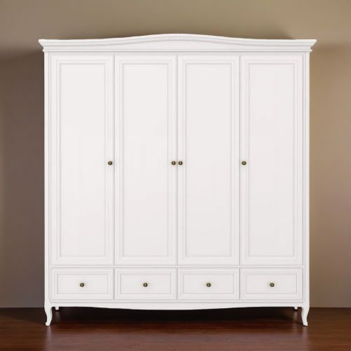 Шкаф 4 двери М804W White