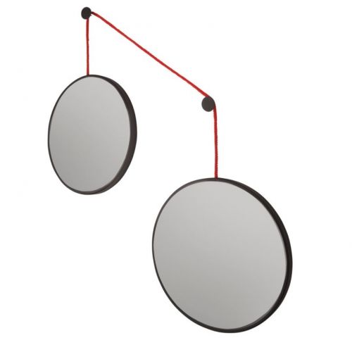 Balance S Black (Баланс) Зеркала на подвесе в тонкой раме 75*60 см