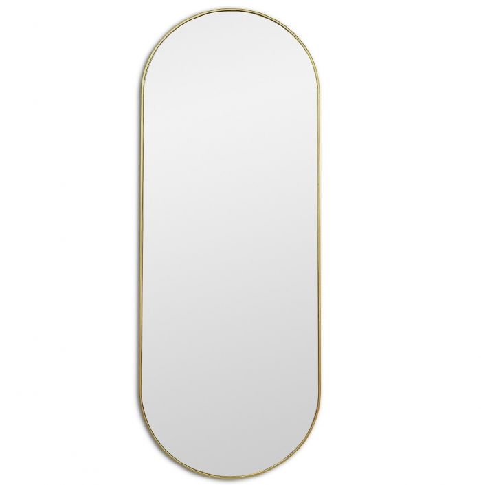 Kapsel L Gold (Капсел) Зеркало в тонкой раме Smal 50*135 см