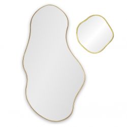Lake Panno Gold (Лэйк) Сет из 2-х зеркал 58*110, Ø41 см