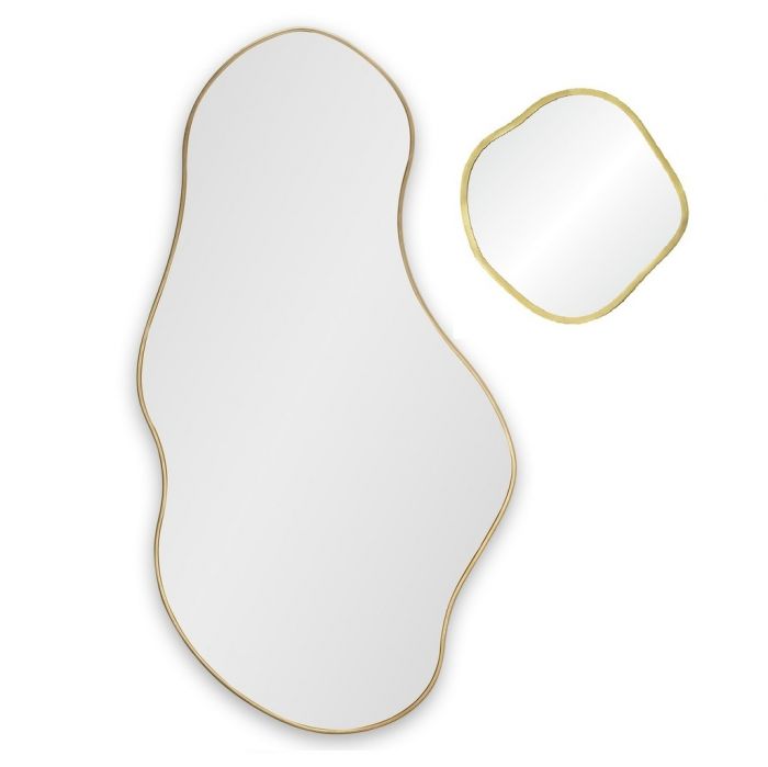 Lake Panno Gold (Лэйк) Сет из 2-х зеркал 58*110, Ø41 см