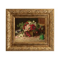 Эббот Фуллер Гейвс «Натюрморт с розами», картина в раме