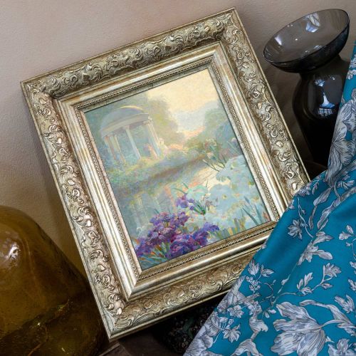 Эббот Фуллер Грейвс «Дамы у беседки», картина в раме
