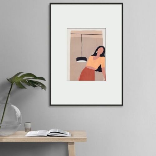 Интерьерный жикле “Leaning woman”