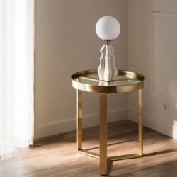 Золотой приставной столик “Ульм”