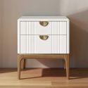 Тумба прикроватная 2 ящика М303W White