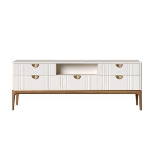 Тумба ТВ узкая М304W White