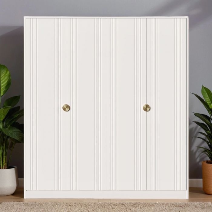 Шкаф 4 двери М804W White