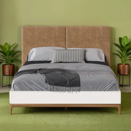 Кровать с мягкой  спинкой М208W White