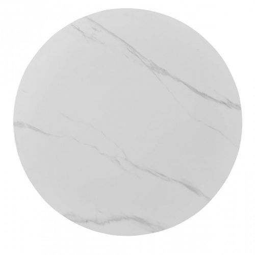 Стол обеденный Signal IDEAL Ceramic 100 (эффект белого мрамора/черный)