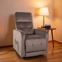 Кресло Signal OTUS II Velvet Bluvel 38 раскладное (капучино)