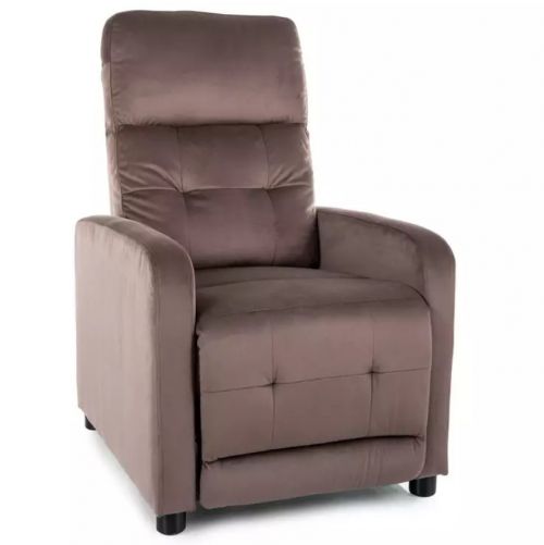 Кресло Signal OTUS Velvet Bluvel 38 раскладное (капучино)