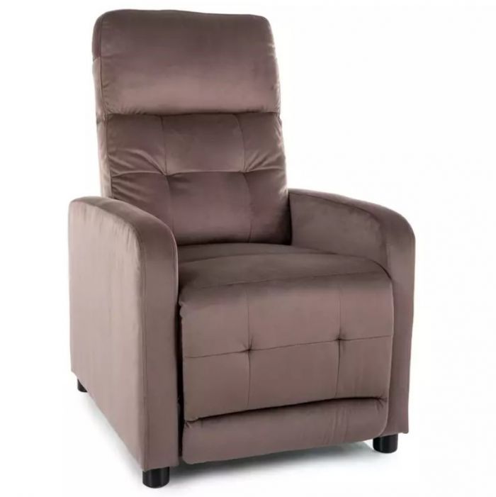 Кресло Signal OTUS Velvet Bluvel 38 раскладное (капучино)