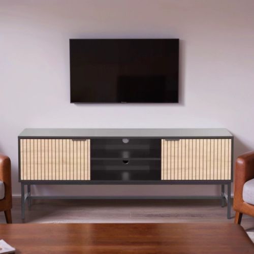 Тумба под телевизор Signal MAGO RTV-1 150 (дуб/черный мат)