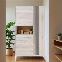 Стеллаж Signal FROST R1 (дуб альпийский/белый)