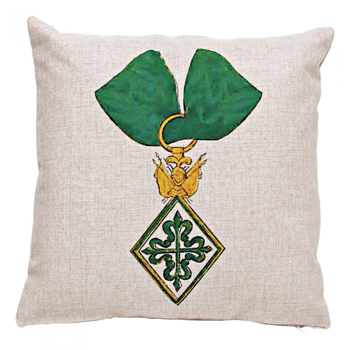 Декоративная подушка «Рыцарский орден Алька́нтара, Испания»