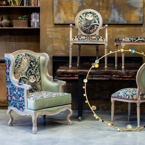 Банкетка большая «Бал сказок. Сова»