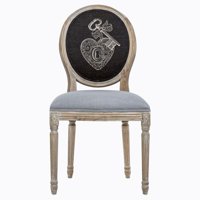 Стул «Ключ к сердцу / Грэй»