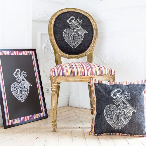 Стул «Ключ к сердцу / Страйп»