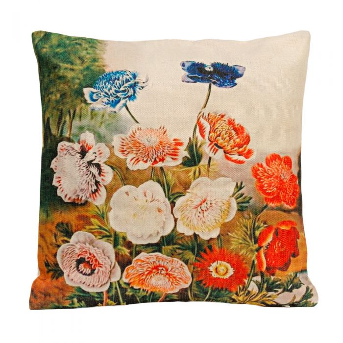 Интерьерная подушка «Храм флоры», версия 3