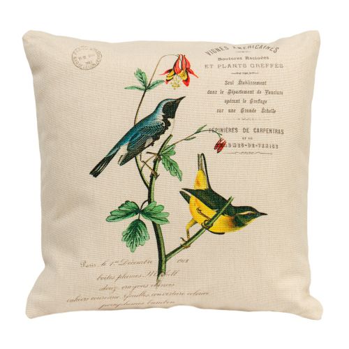 Интерьерная подушка «Райские птицы», версия 2