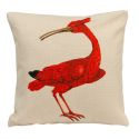 Интерьерная подушка «Алый ибис»