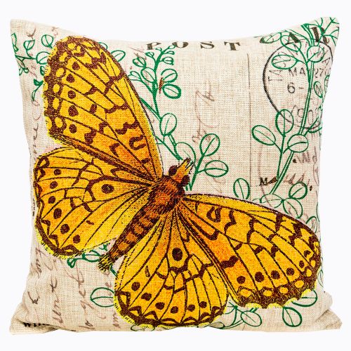 Интерьерная подушка «Почтовый роман», версия 3