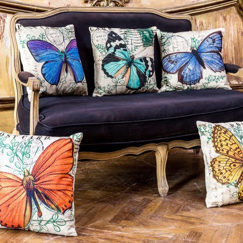 Интерьерная подушка «Почтовый роман», версия 4