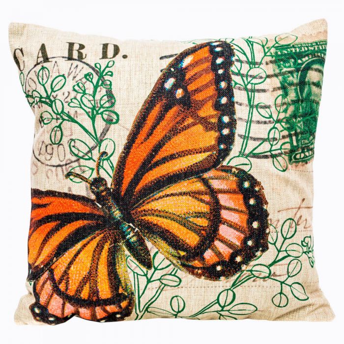 Интерьерная подушка «Почтовый роман», версия 6