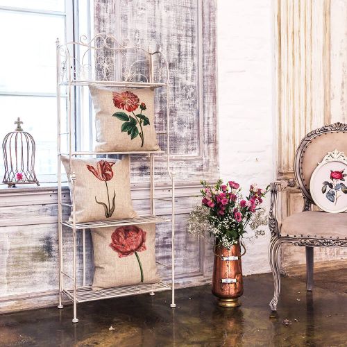 Интерьерная подушка «Цветочный ноктюрн», версия 1