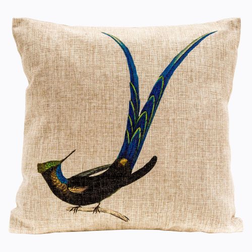 Интерьерная подушка «Экзотический полет», версия 1