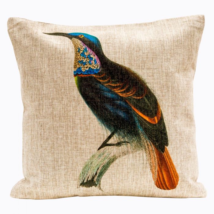 Интерьерная подушка «Экзотический полет», версия 2