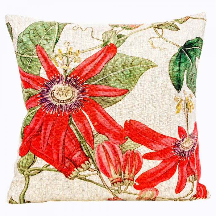 Интерьерная подушка «Цветочный перфоманс», версия 6