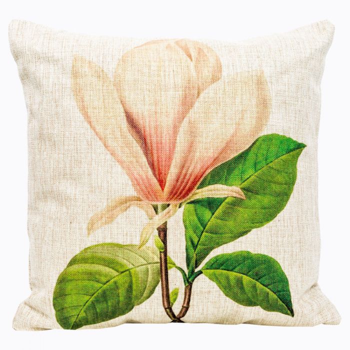 Интерьерная подушка «Цветочный перфоманс», версия 7