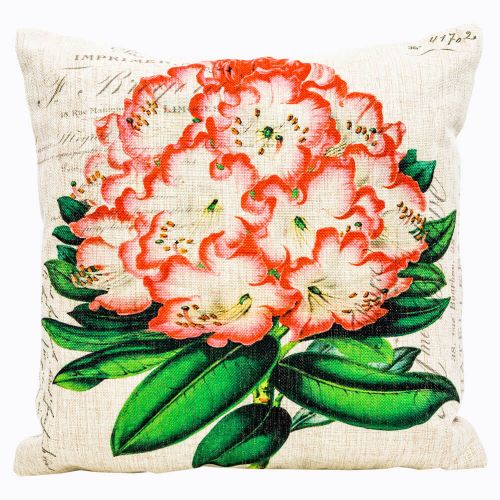 Интерьерная подушка «Цветочный перфоманс», версия 16