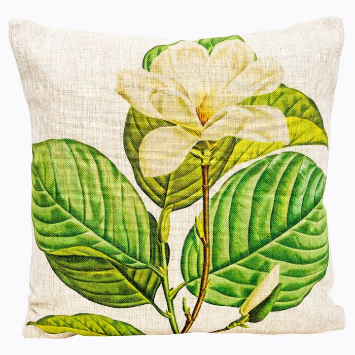 Интерьерная подушка «Цветочный перфоманс», версия 21