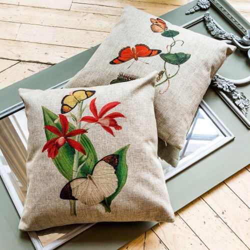 Интерьерная подушка «Тропический нектар», версия 3