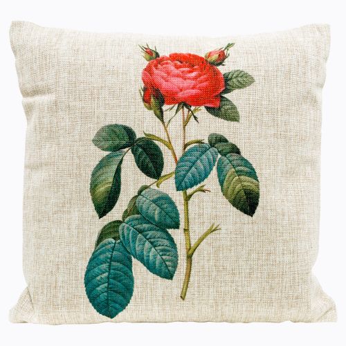 Интерьерная подушка «Цветочный ноктюрн», версия 8