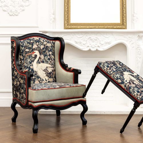 Банкетка большая «Белая птица»