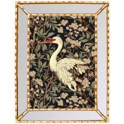 Картина «Белая птица» в раме «Аксель»