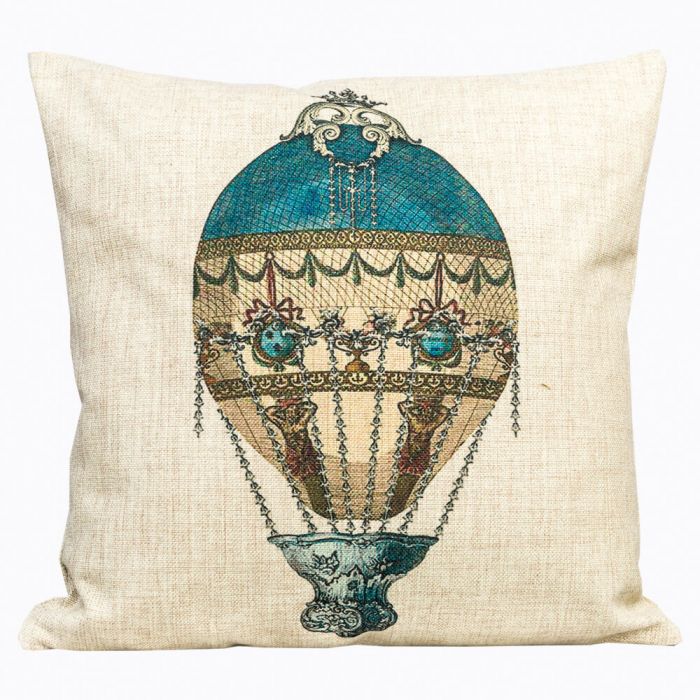 Интерьерная подушка «Монгольфьер», версия 2