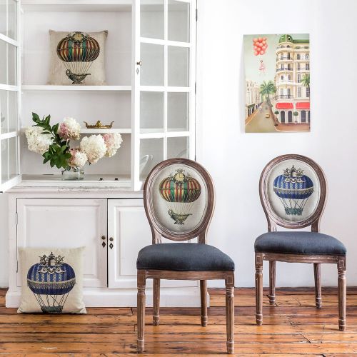 Интерьерная подушка «Монгольфьер», версия 5