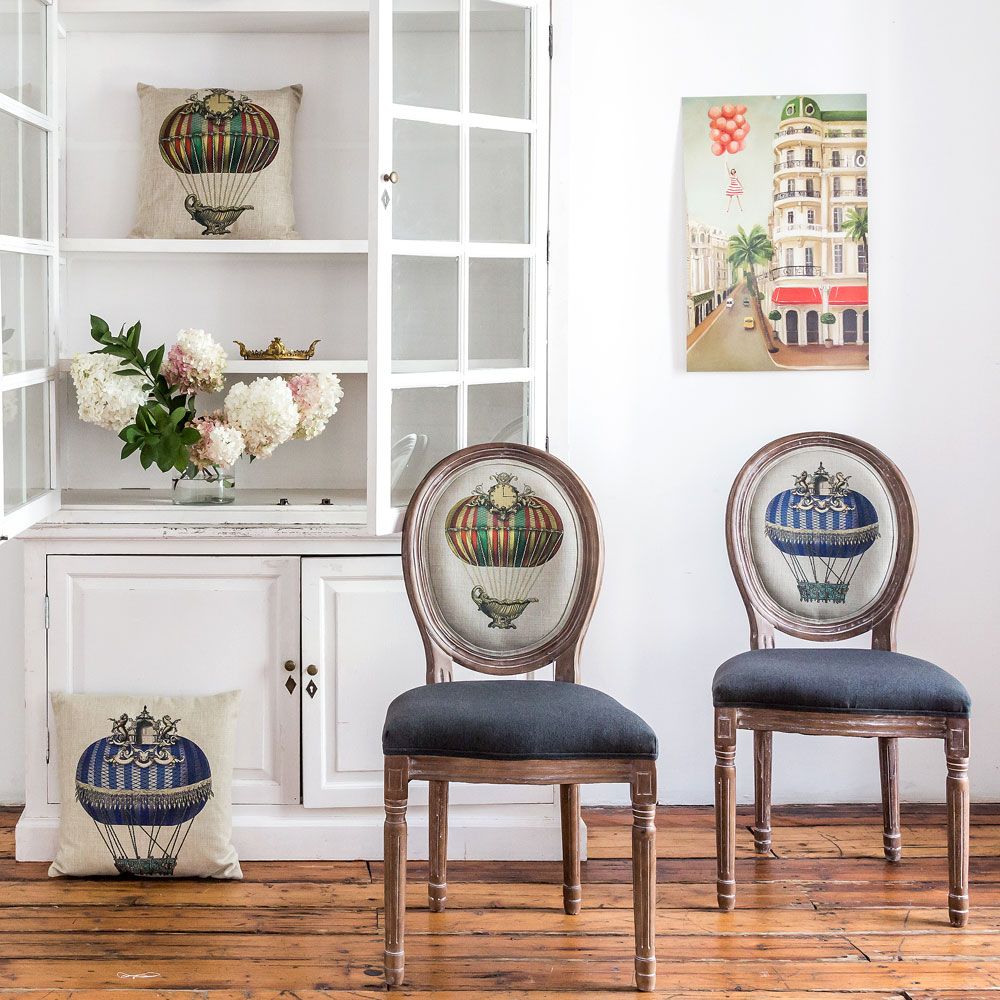 Интерьерная подушка «Монгольфьер», версия 5